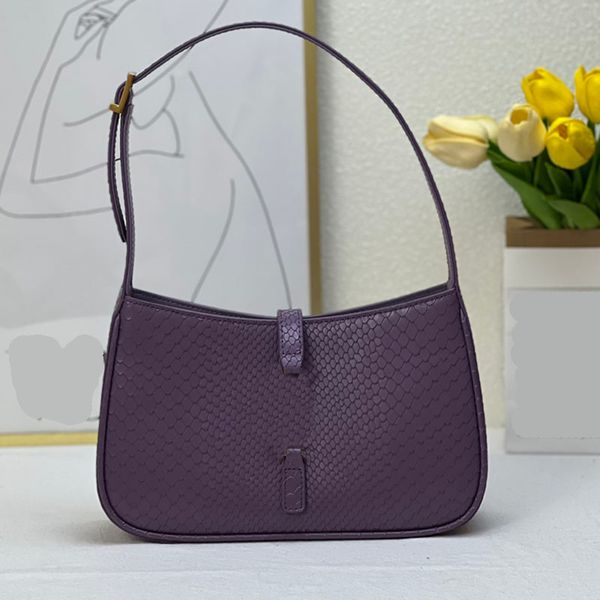 

serpentine underarm bag cowhide shoulder armpit bags women handbags dinner totes bags genuine leather small purse gold hardware buckle inter