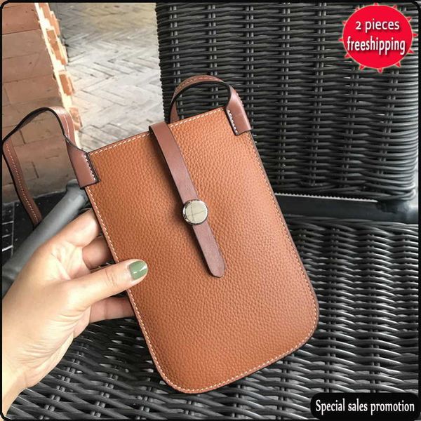 

factory direct sales 50% off designer bags 2022 new h family's first layer cow leather drawstring mobile phone portable msenger guangzh
