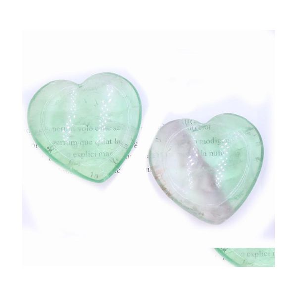

stone 40mm loose heart healing stone love pocket palm fluorite worry for anxiety reiki ncing rocks gemstone farmhouse kitchen home d dhjoz, Black
