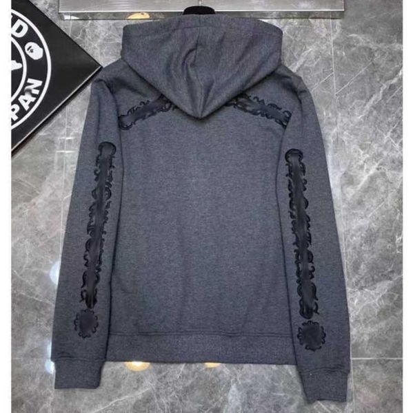 

luxury fashion mens sweatshirts ch designer hoodies zipper sanskrit graffiti hooded sweater cross pullover hoodie casual women coat sweatsh, Black