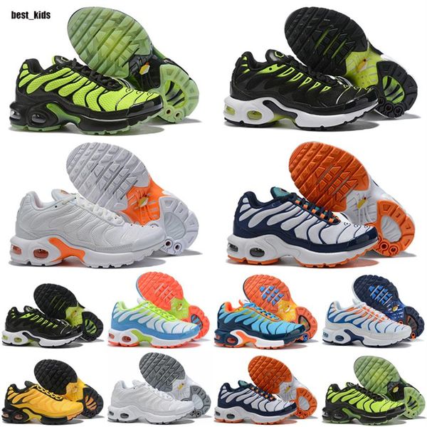 

2021 tn childrens athletic shoes kids boys basketball shoes child huarache legend blue sneakers size 28-35262o, Black