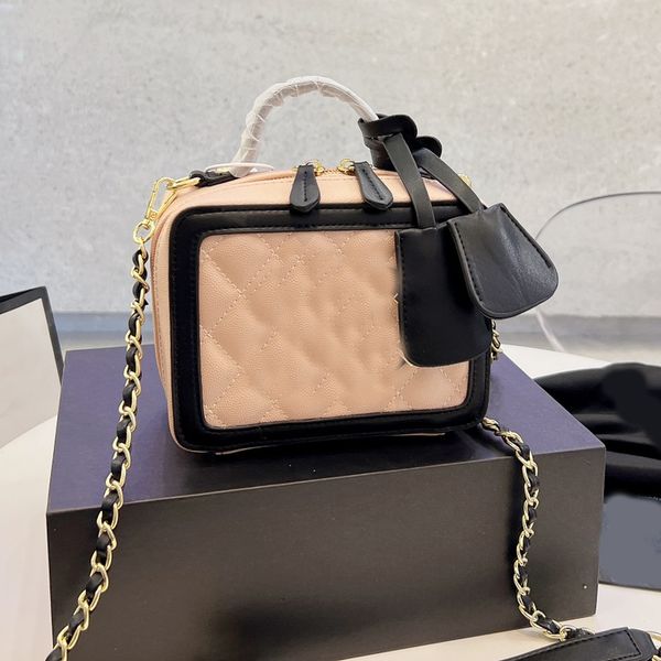 

cosmetic totes bag chains crossbody satchel luxury designer brand fashion shoulder bags handbags women letter purse phone bag wallet
