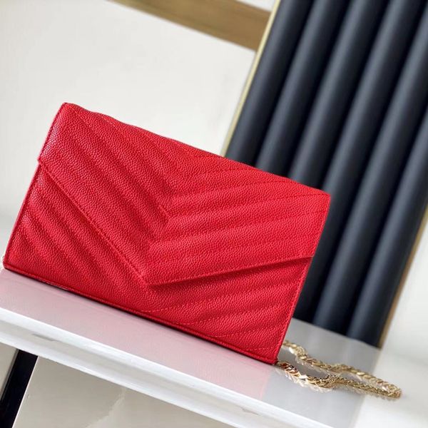 

7A Quality Designer bags cross body shoulder bag Woman Bag Handbag Purse Original Box Genuine Leather Women Messenger chain caviar, With box