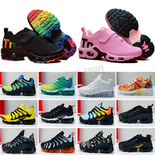 

2021 tn plus running shoes kids men women trainers hyper blue olive triple black noble all red tns outdoor sports sneakers281m