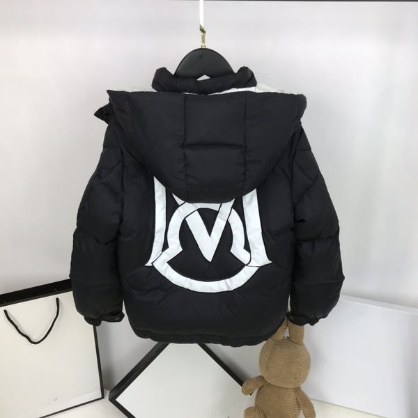 

baby clothes kid designer coat coats kids clothes girl boys clothe luxurys down parka with letters 2023 removable hat high definition bright, Blue;gray