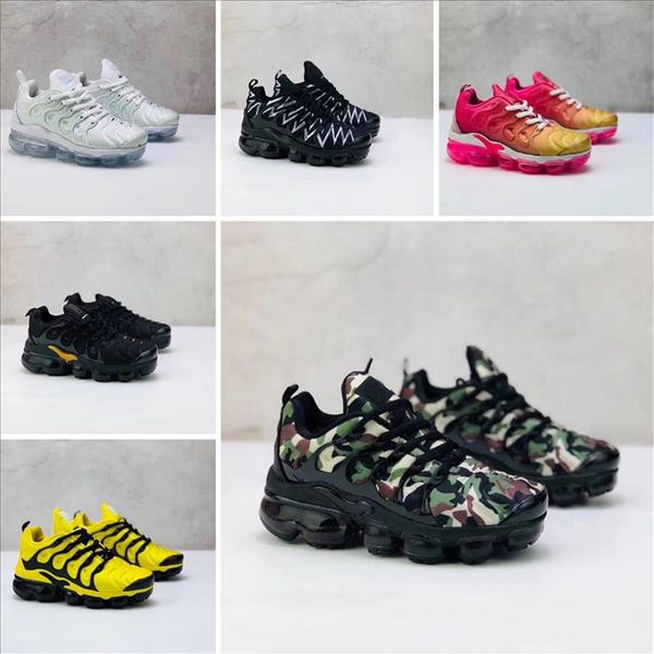 

2018 tn running shoes for boys girls kids black red white tn cushion surface sneakers trainer shoes259h