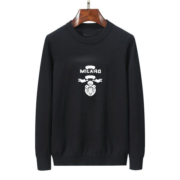 

mens designer christmas sweater luxury fashion classic100% cotton long sleeve striped embroidery classic jumper pr sweaters mens warming and, White;black