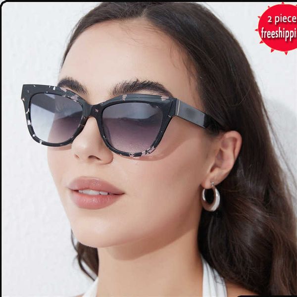 

luxury fashion trends 60%off design sunglasses family p 2022 new women's net red same style personality square plate spr23x-f, White;black