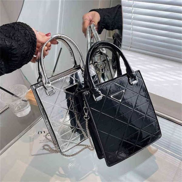

bag new 2022 version new bright texture portable messenger tote bag