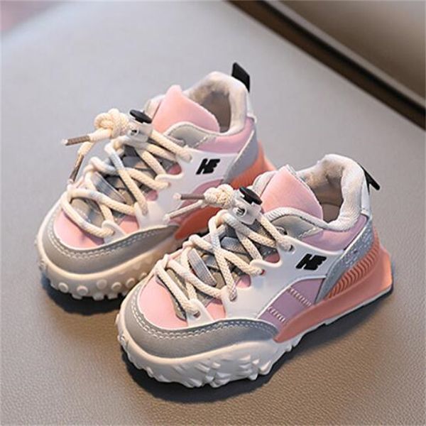 

outdoor children's athletic shoes new kids sports shoe boys girls running shoes toddler baby sneakers, Black