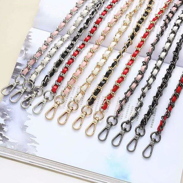 

bag parts accessories 80100120140cm chain diagonal span metal women's s shoulder strap versatile 221123, Black