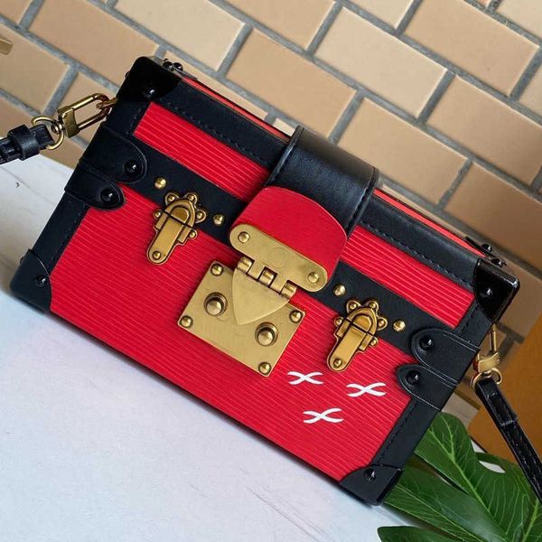 

designer bags classic mini trunk bag canvas leather women handbag purse old flower crossbody bag petite mall wyr5 auv6