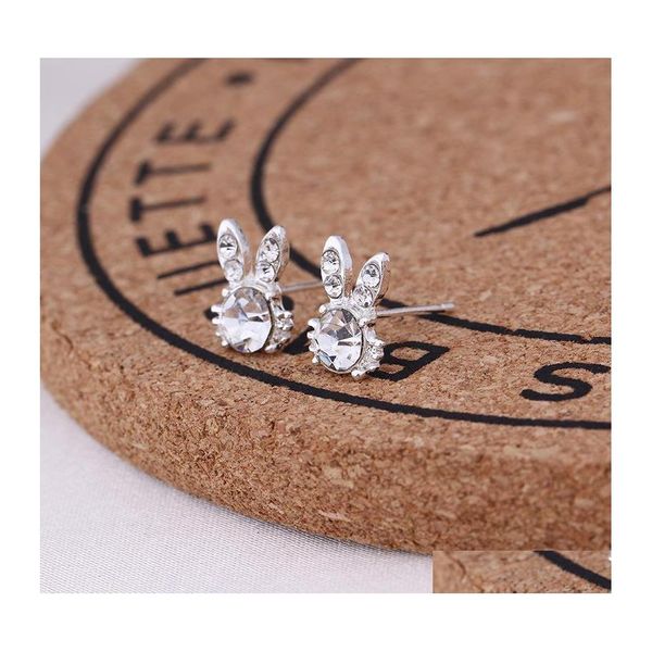 

stud love heart super small stud earrings simple compact cute student earring for women minimalist copper hypoallergenic drop delive dhsdw, Golden;silver
