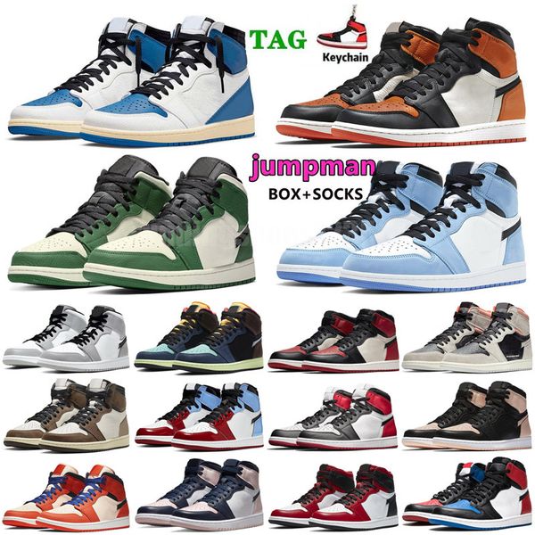 

jumpman 1 basketball shoes mens 1s university blue trainers women sneakers trophy room chicago high og hyper royal barely orange digital eur