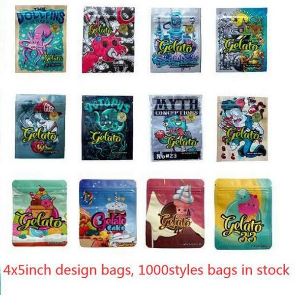 

packing bags dollfins myth empty gelato 3.5g smell proof mylar edibles resealable candy storage 33 cake baggies drop delivery 3.5 otgsp