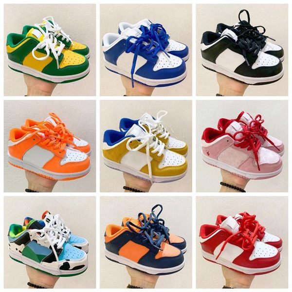 

2021 designer slides kids sb skateboard shoes kid shoe orange dairy cow st john's black white brazil coast dunksb low syracus267k