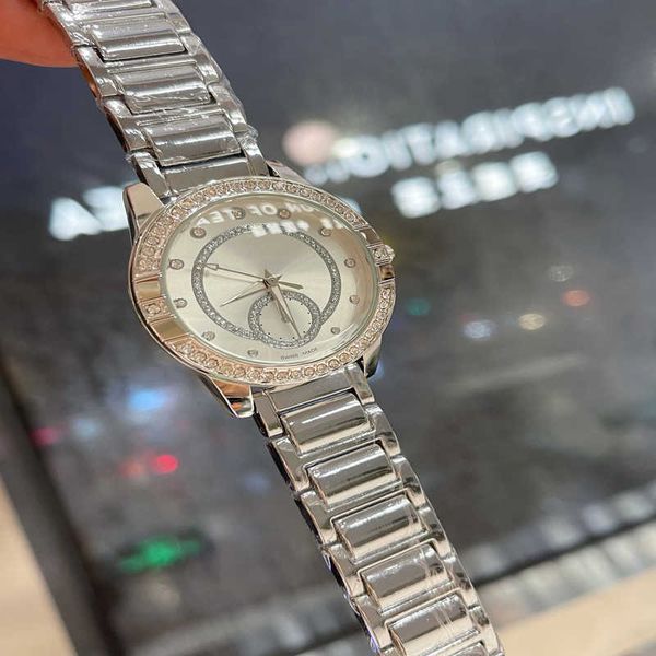 

ladies fashion ceramic quartz watches luxury designer women's steel strap watches 221124, Slivery;golden