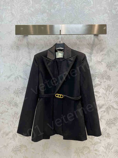 

brand womens blazer vintage slim fit blazer retro shawl collar fashion luxury fashion jacket temperament designer women clothing, White;black