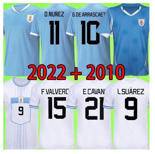 

uruguay soccer jerseys 9 . suarez 21 e.cavani 15 f.valverde d.nunez arrascaeta r.araujo customized football shirts home away thai quality, Black;yellow