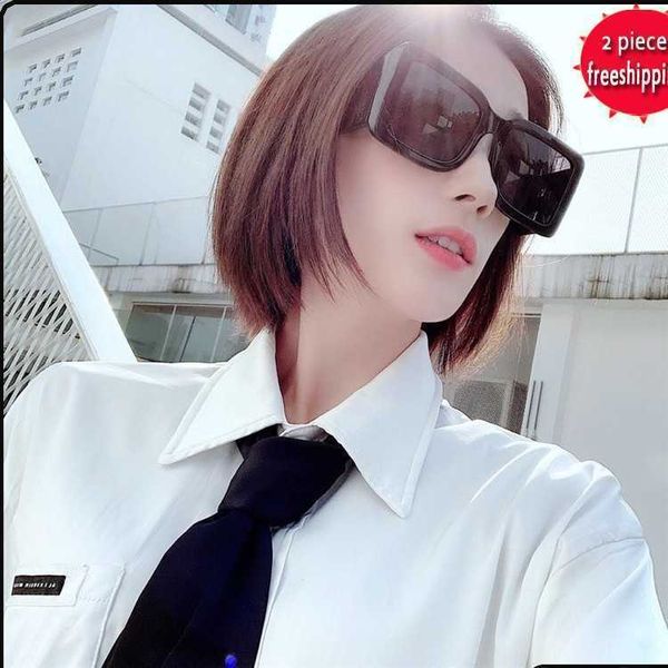 

luxury fashion trends 60%off design sunglasses be family new fashion personality letter large b-box sunglass han huo in same sunglass, White;black