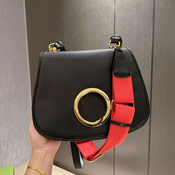 

flap blondie crossbody bag women shoulder messenger bags fashion letters genuine leather women handbags purse removable wide strap large arm