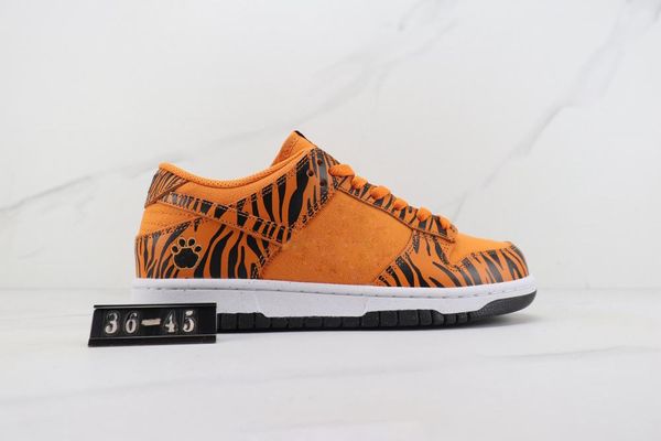

with box tiger stripes running shoes men women black orange sports sneaker