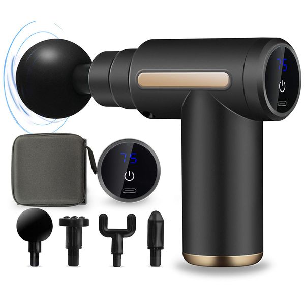 

full body massager electric muscle massage gun for circulation fascia gun for massage back shoulder with case pain relief fascia gun 221124
