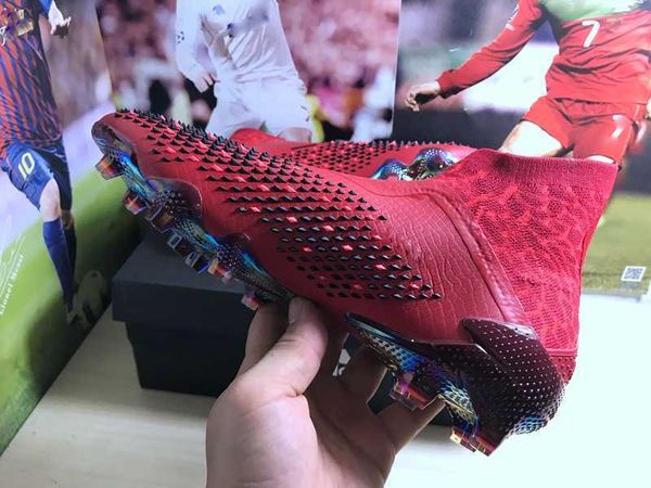 

cleats demonskin soccer shoe black football dark motion shock pink predator 20 fg mutator core tormentor laceless adv dragon reuben 5k2b