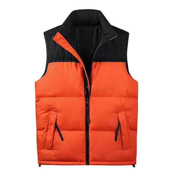 

2023 fashion plaid vests down jacket vest keep warm mens stylist winter jacket men and women thicken outdoor coat essential cold protection, Black;white
