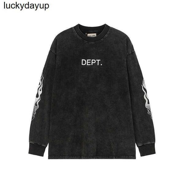 

men's hoodies designer sweatshirts sleeve sweater galery dept men women alike lovers fashion brand streetwear hoodie, Black