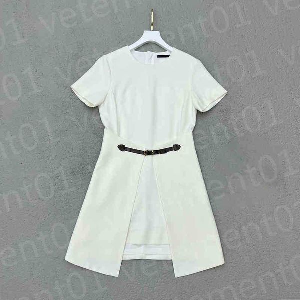 

designer dress brand logo premium fabric fashion casual summer dresses slim temperament luxury dress simple style plus size women clothing, Black;gray