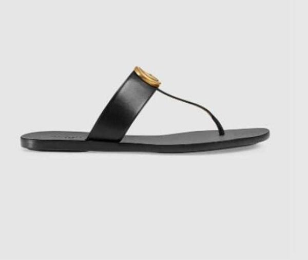 

slippers designer sandals men and women slippers gear bottoms flip flops ladies luxury fashion casual size 35-46, Black
