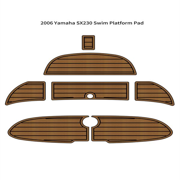 

2006 & eariler yamaha sx230 swim platform pad boat eva foam teak deck floor mat