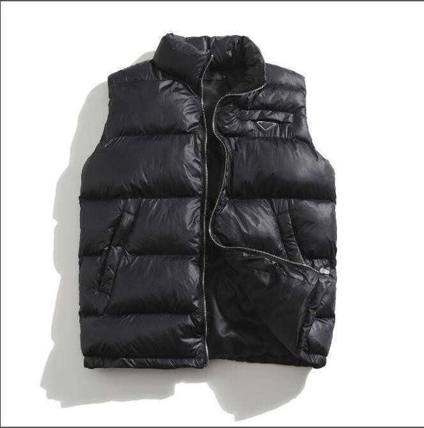 

new canada usa style mens tyle feather down n's winter jacket fashion vest bodywarmer advanced waterproof fabric men and women, Black;white