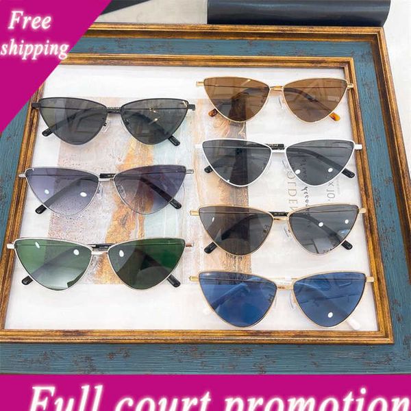 

designer sunglasses paris brand triangular cat's eye ins tide wind anti ultraviolet street pgraphy bb0193, White;black