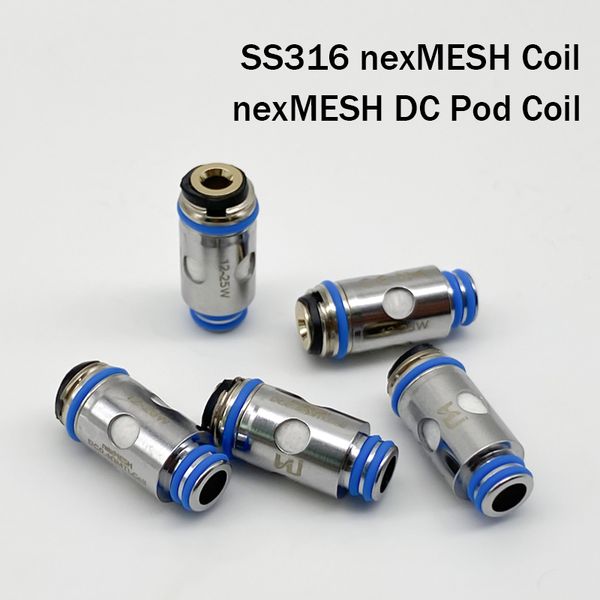 

ss316 nexmesh mesh 0.4ohm coil dc mtl replacement for smok ofrf nexmesh pod kit
