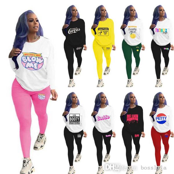 

designer woman tracksuits 2022 autumn two piece jogger set fashion casual letter printed long sleeve leggings outfits, Gray