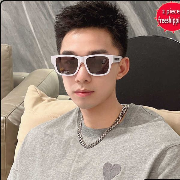 

luxury fashion trends 60%off design sunglasses b family style plate square star net red for men and women b4358 sunglasses uv400 high qualit, White;black