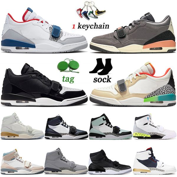 

2023 new legacy 312 low jumpman basketball shoes lakers light aqua igloo storm blue white mystic navy bred cement just don billy hoyle women