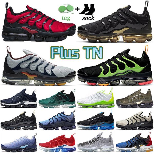

tn plus running shoes men women triple black metallic gold sunset boys trainers atlanta usa volt glow neon green shark tooth grey light bone