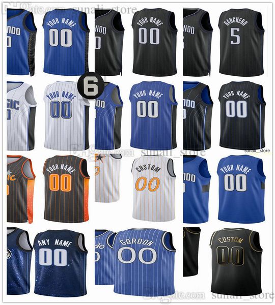 

2022-23 city printed basketball paolo 5 banchero jerseys mo 11 bamba cole 50 anthony franz 22 wagner jonathan 1 isaac markelle 20 fultz jale, Black;red