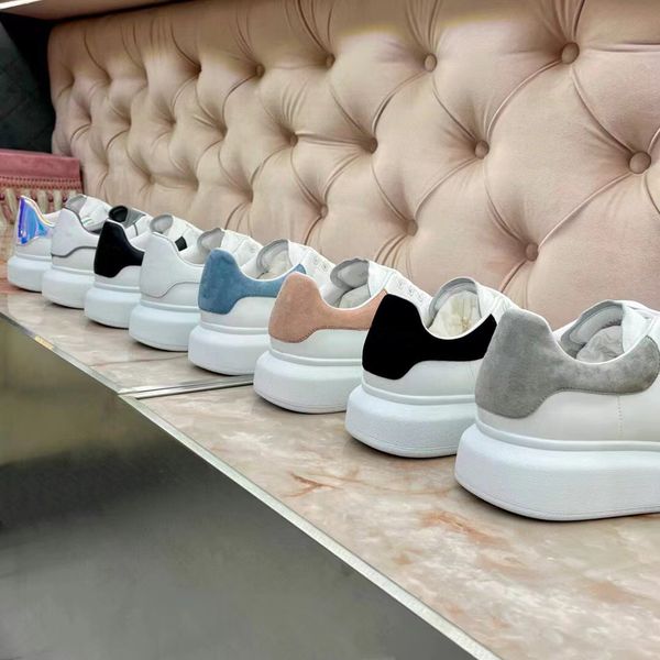 

excellent retro designer sneakers velvet shoes leather lace up men fashion platform white black womens luxury suede casual shoes