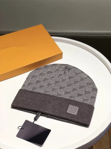 

2023 designer hat brand fashion men's and women's warm hats winter beanie wool knit cashmere cap beanies caps a5, Blue;gray
