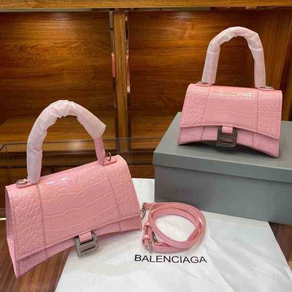 

designer luxury womens bag balencigas handbag b-shaped paris single shoulder messenger fashion square gift shoulder oblique span versatile h