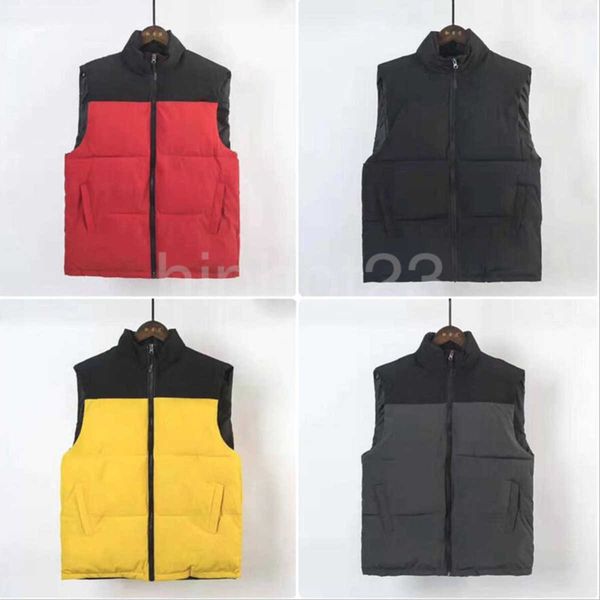 

mens vests down jacket coat womens designer winter vest jackets fashion parkas classic keep warm coats windproof outdoor outerwear 4 colors, Black