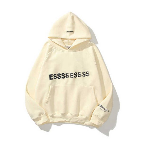 

brand luxury men's tracksuits sweatshirts letter esss hoodies men women sportswear pants suit hooded sweater casual pullover couple ho, Black
