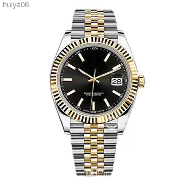 

v3 mens watches waterproof automatic mechanical sweeping movement watch men datejust stainless original clasp president desinger huiya06, Slivery;brown