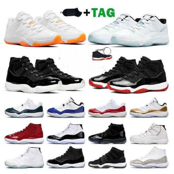 

11s men women basketball shoes citrus legend blue 11 jubilee 25th anniversary metallic silver concord space jam mens trainer sports sneakers