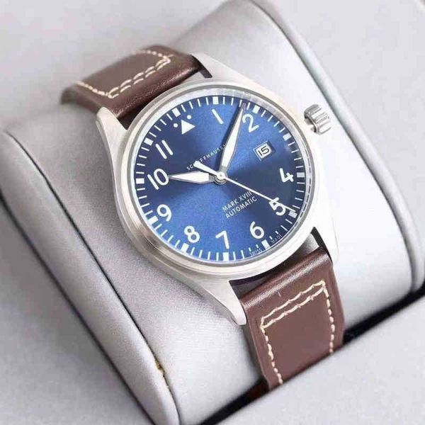 

superclone lw watch mark swiss mechanics luxury pilot automatic mechanical watches men's flight waterproof designer for men z1op, Slivery;brown