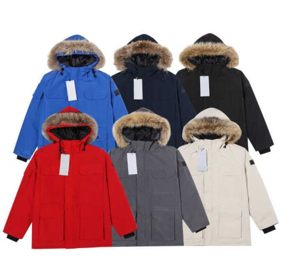 

new menswear designer down hooded jacket ladies winter coat parka thick men's coat clothes outdoor jackets zipper m-3xl size fashion ga, Black;brown